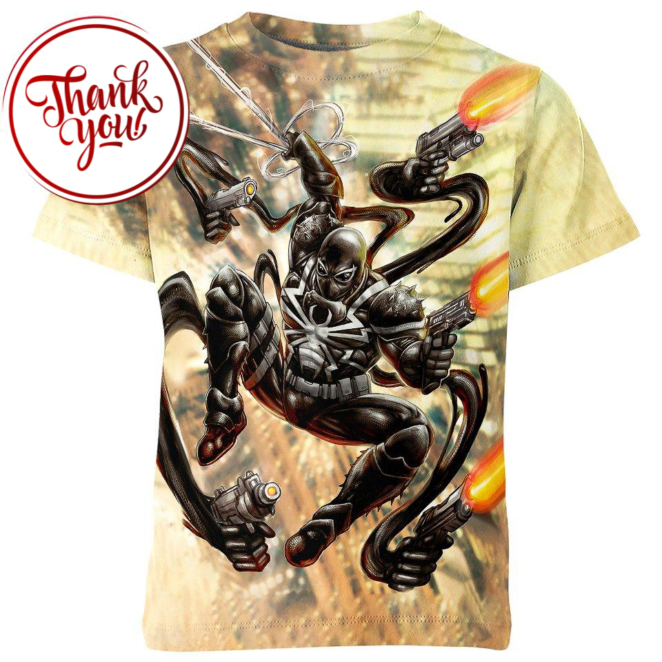 Agent Venom 3D Print Unisex T-Shirt