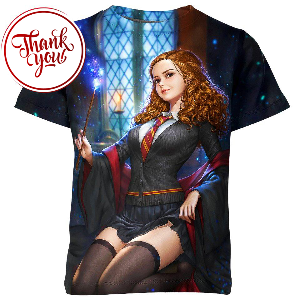 Adorable Girl Hermione Granger - Harry Potter 3D Print Unisex T-Shirt