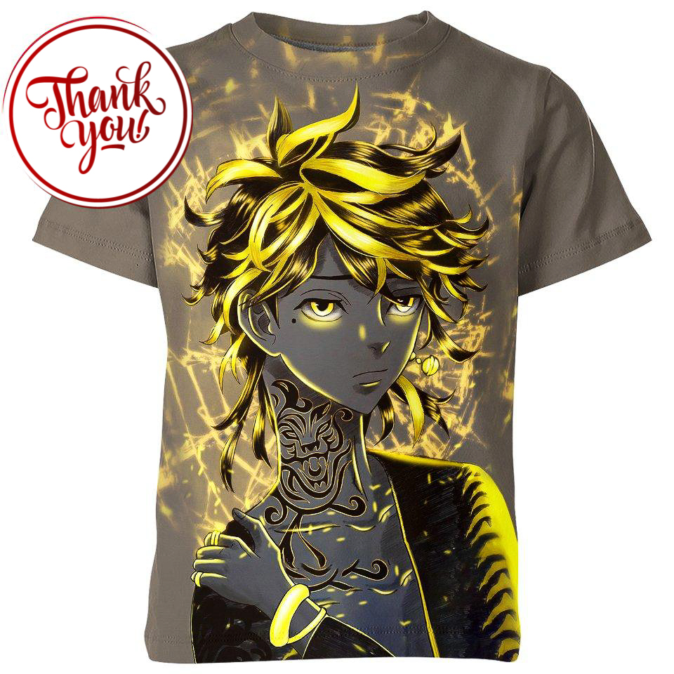 Kazutora Hanemiya Tokyo Revengers 3D Print Unisex T-Shirt