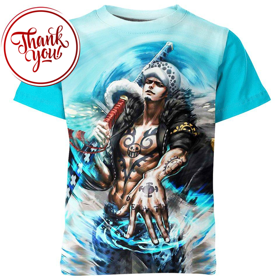 Surgeon of Death Trafalgar Law 3D Print Unisex T-Shirt