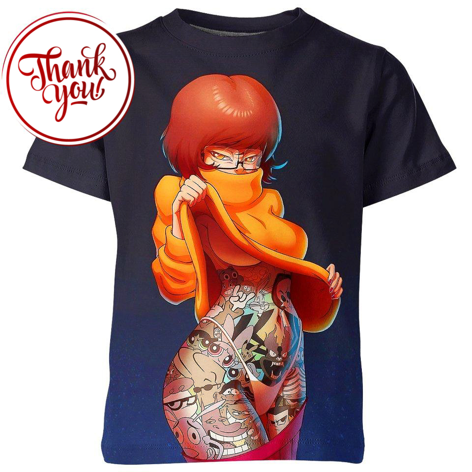 Velma Dinkley Ahegao 3D Print Unisex T-Shirt