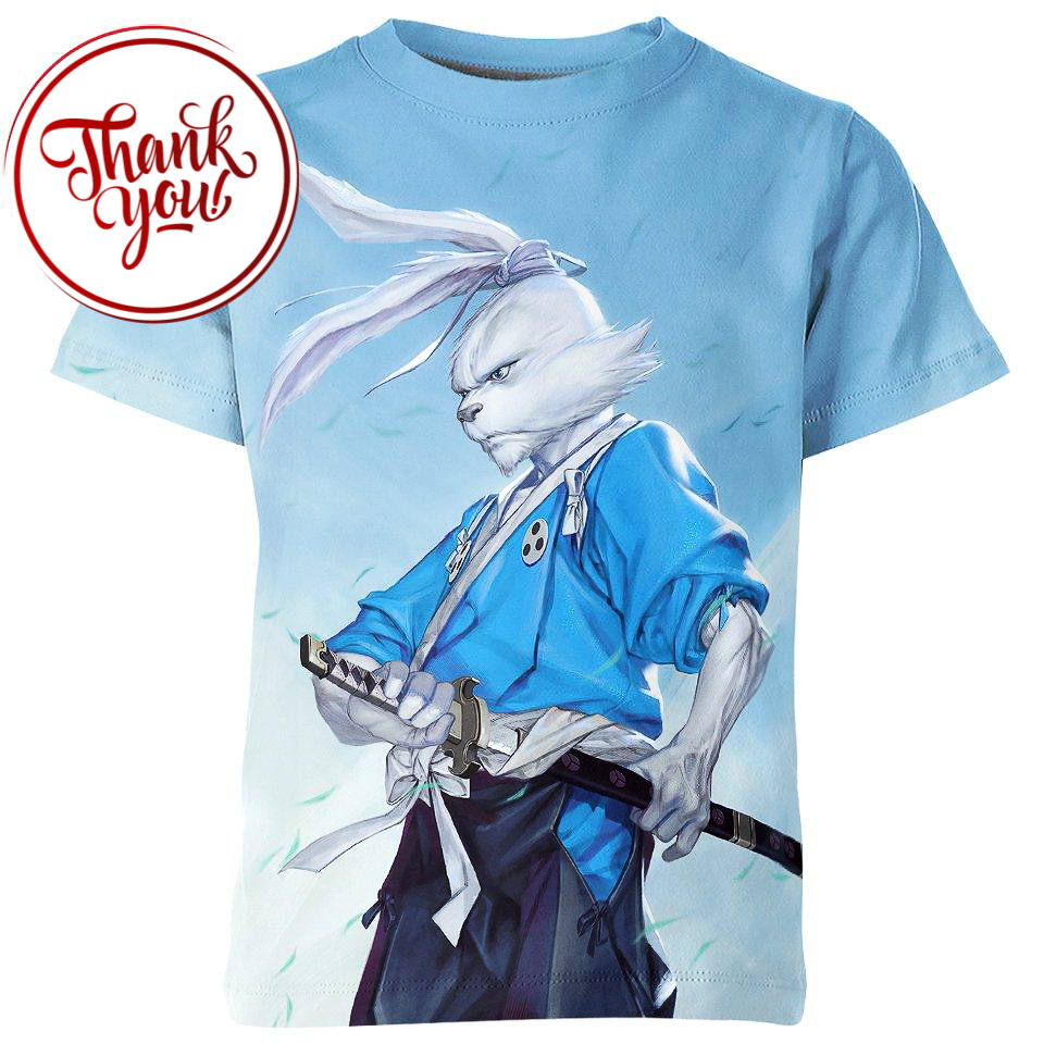 Usagi Yojimbo Lone Goat & Kid Anime 3D Print Unisex T-Shirt