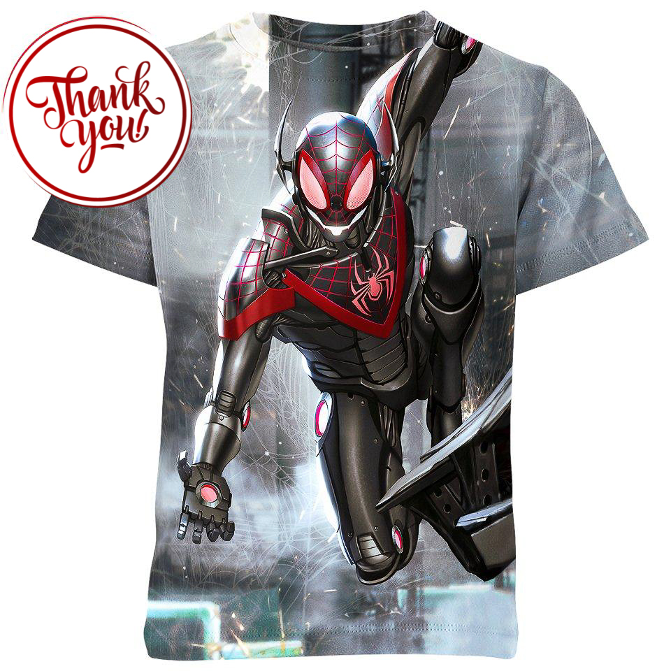 Iron x Spider Man 3D Print Unisex T-Shirt