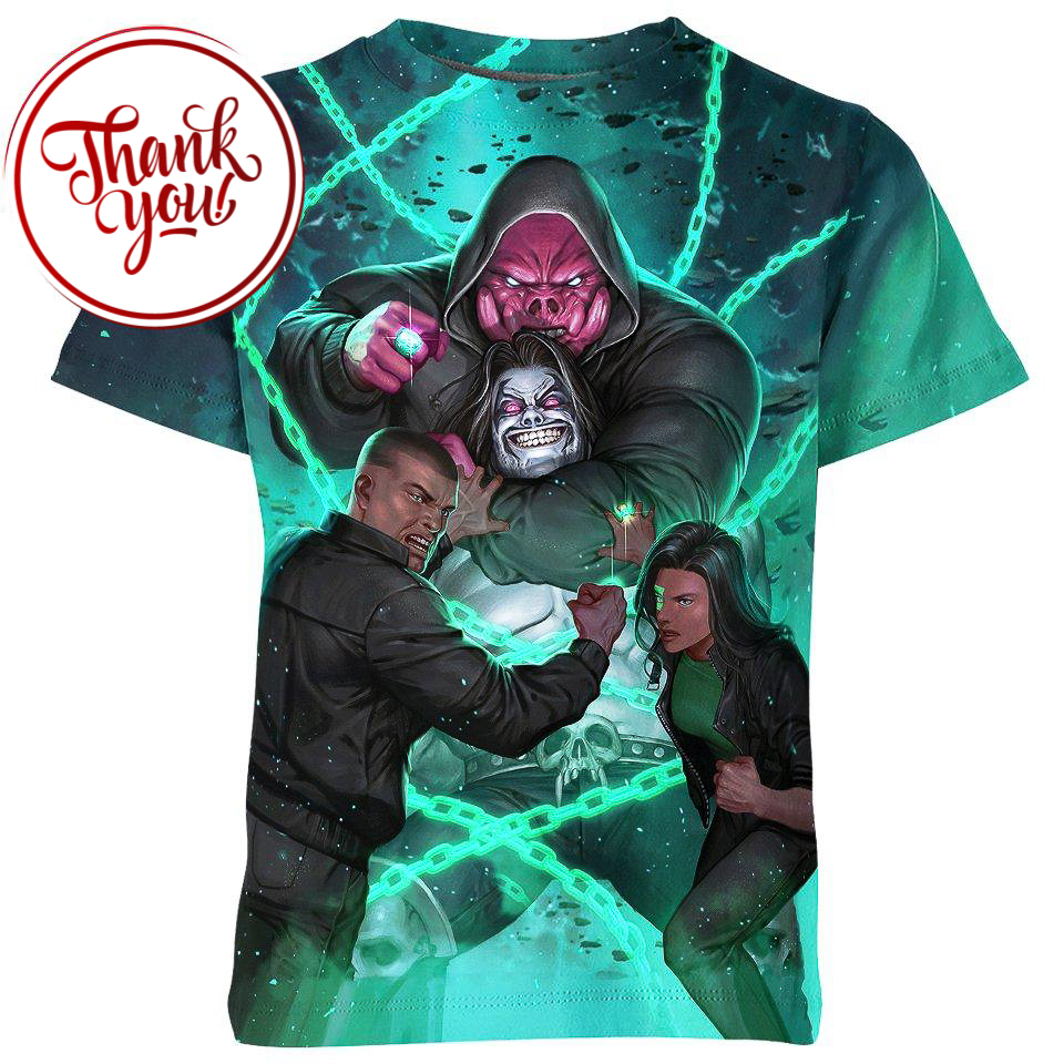Justice League Last Ride DC 3D Print Unisex T-Shirt