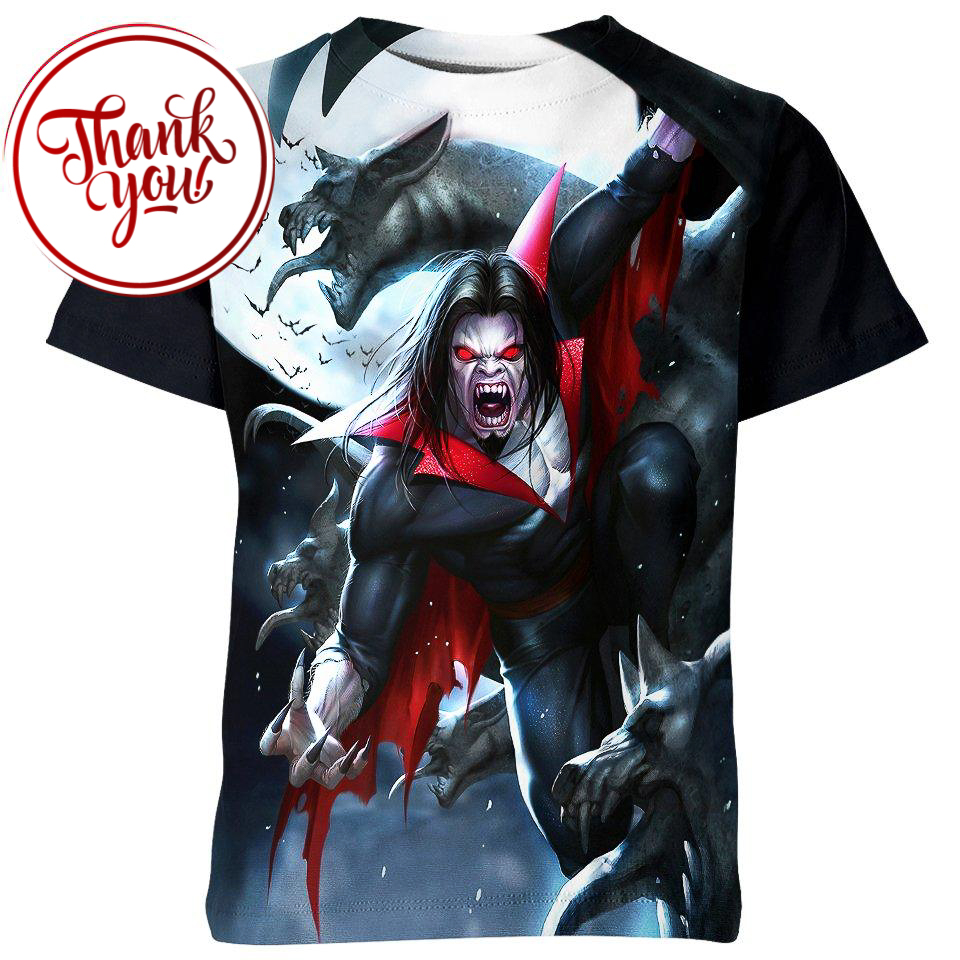 The Living Vampire Morbius Marvel 3D Print Unisex T-Shirt