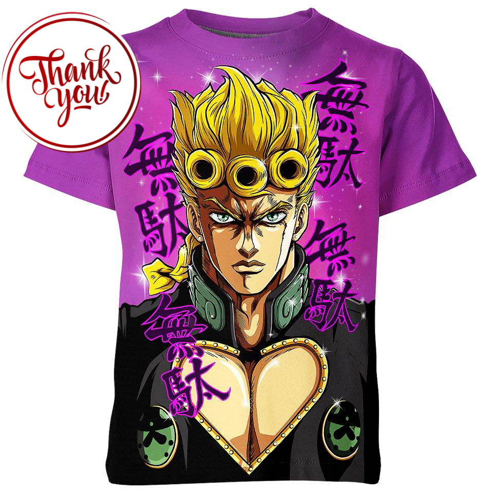 Giorno Giovanna Boss - Jojos 3D Print Unisex T-Shirt