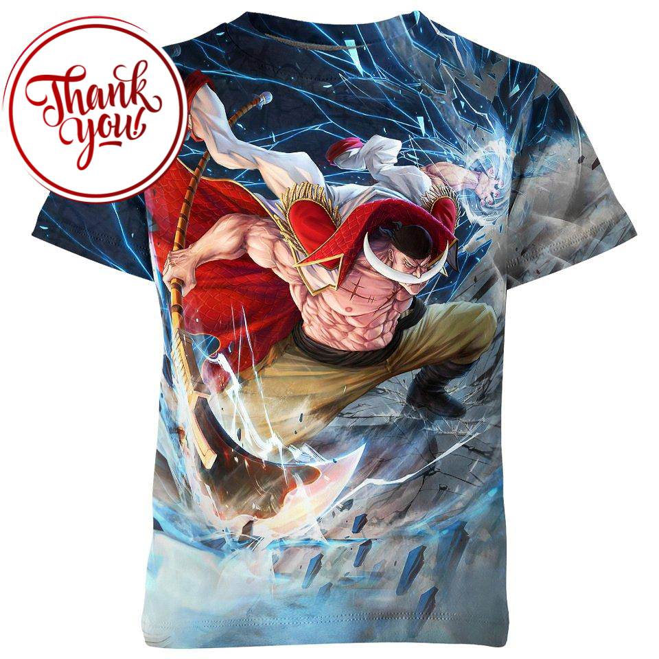 Whitebeard Power One Piece 3D Print Unisex T-Shirt