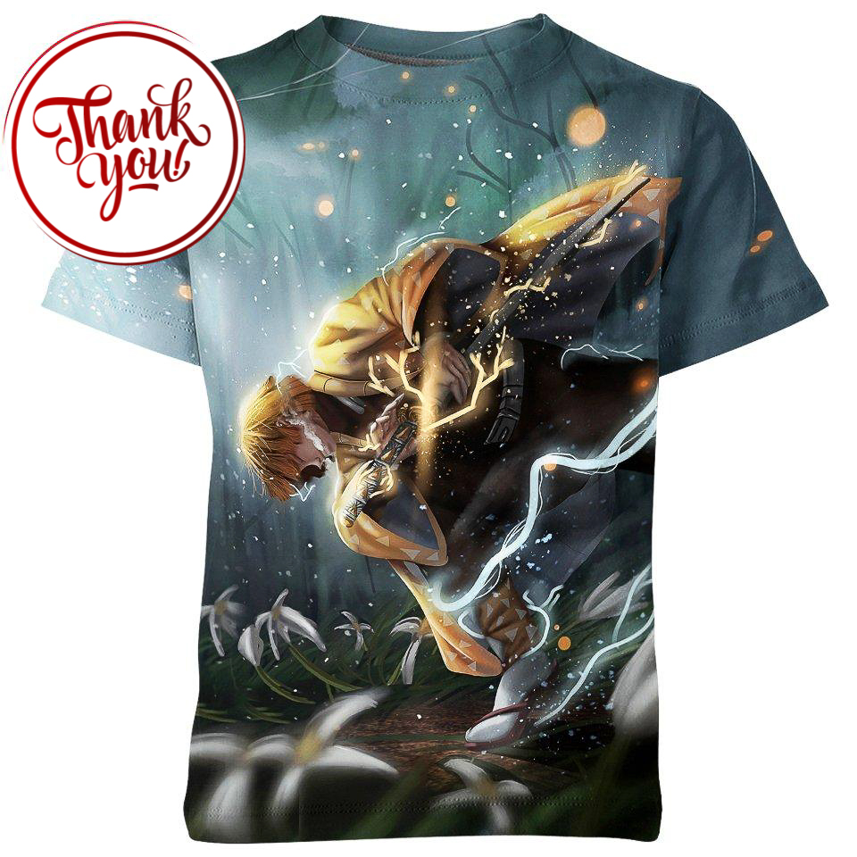 Benther of Thunder - Zenitsu 3D Print Unisex T-Shirt
