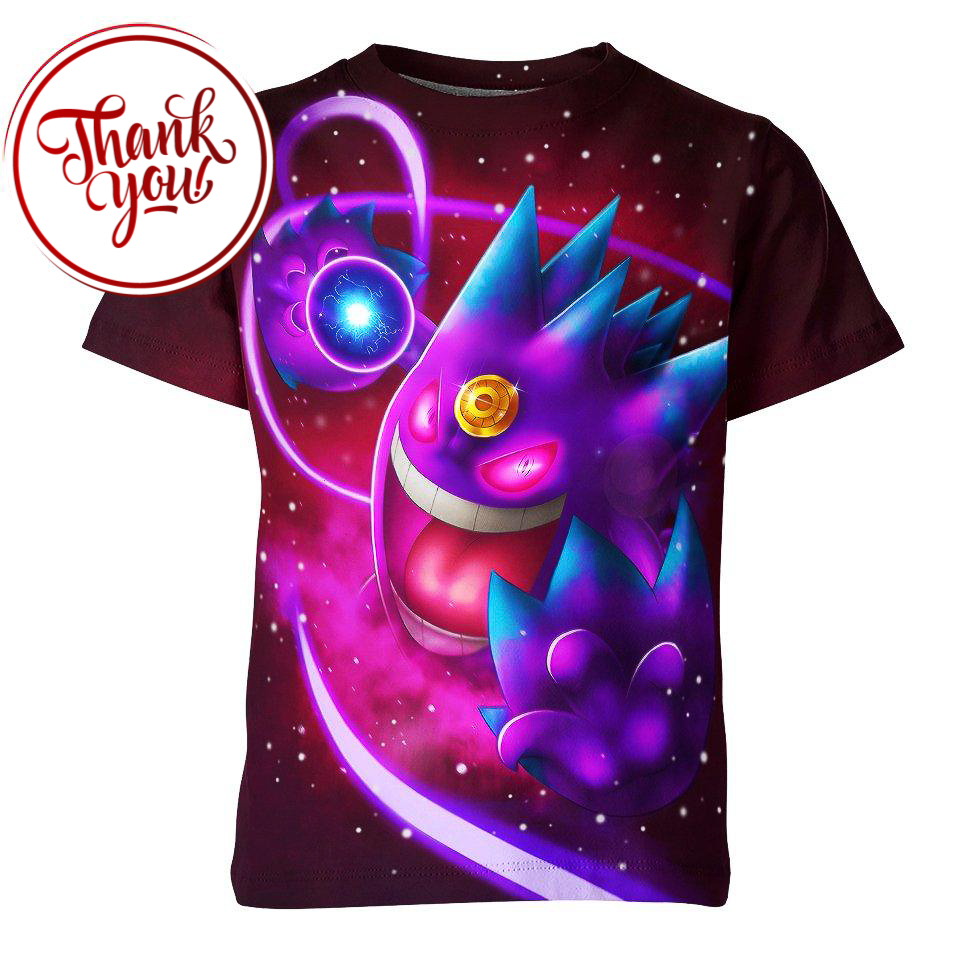 Mega Gengar 3D Print Unisex T-Shirt