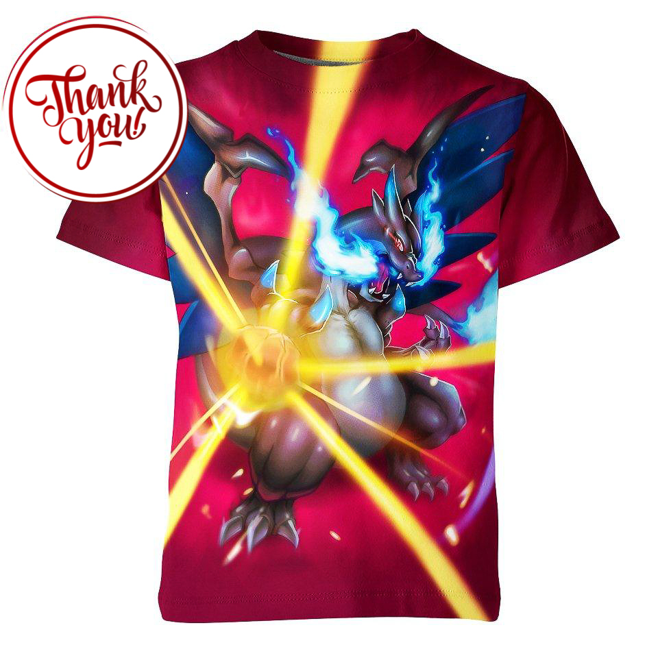 Megaton Punch of Charizard 3D Print Unisex T-Shirt