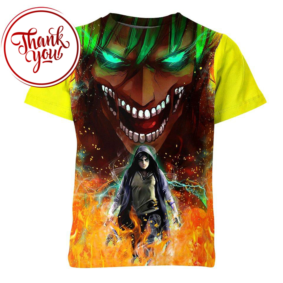 Pure Titan Form - Eren Yeager 3D Print Unisex T-Shirt
