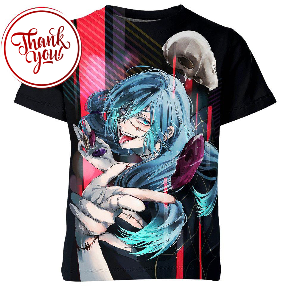 Mahito Style - Jujutsu Kaisen 3D Print Unisex T-Shirt