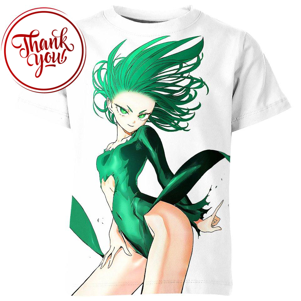 Tatsumaki - Whirlwind of Terror One Punch Man 3D Print Unisex T-Shirt