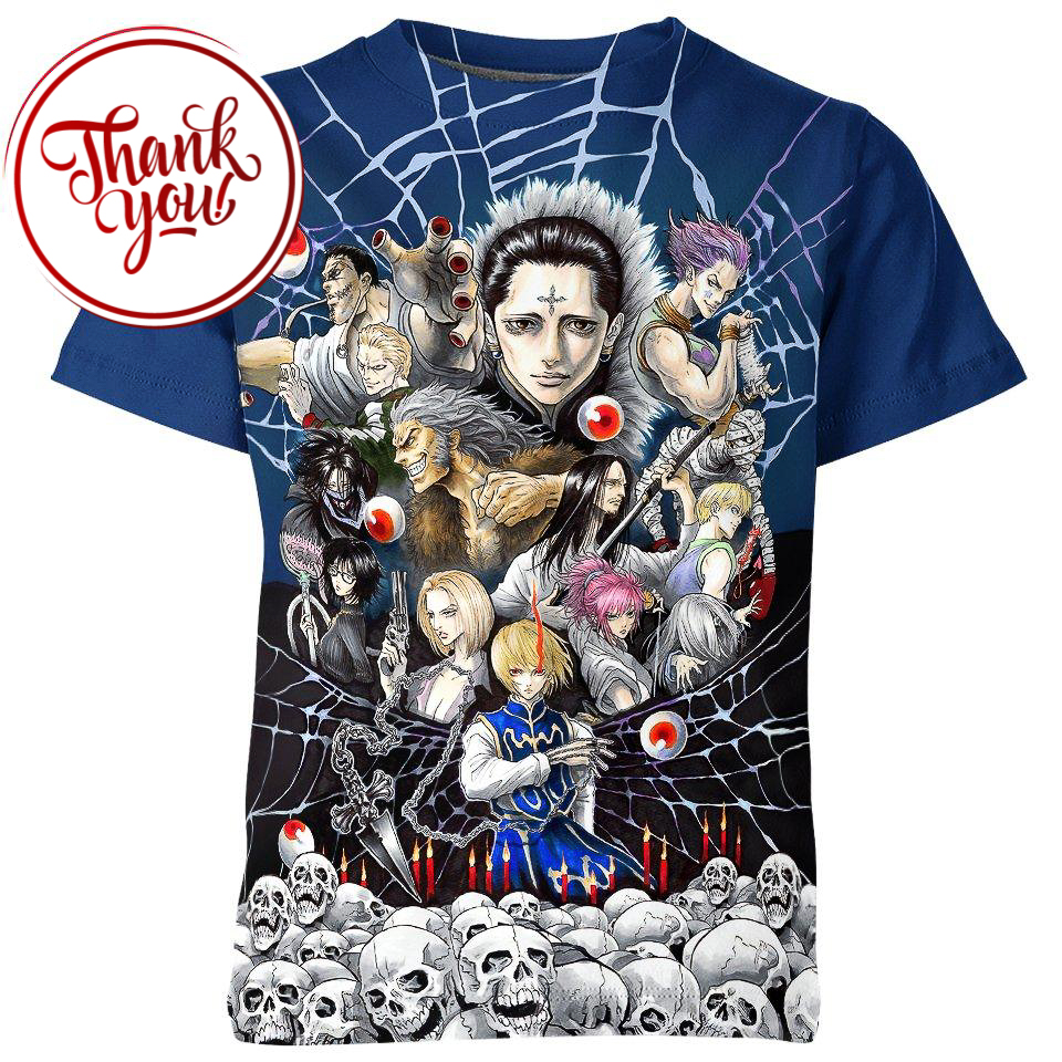 Revenge of The Red Eyes - Hunter x Hunter 3D Print Unisex T-Shirt