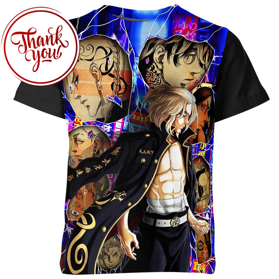 Invincible Tokyo Revengers 3D Print Unisex T-Shirt