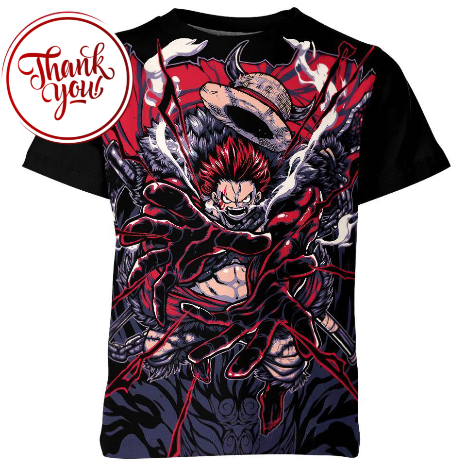 Super Variant - Luffy 3D Print Unisex T-Shirt