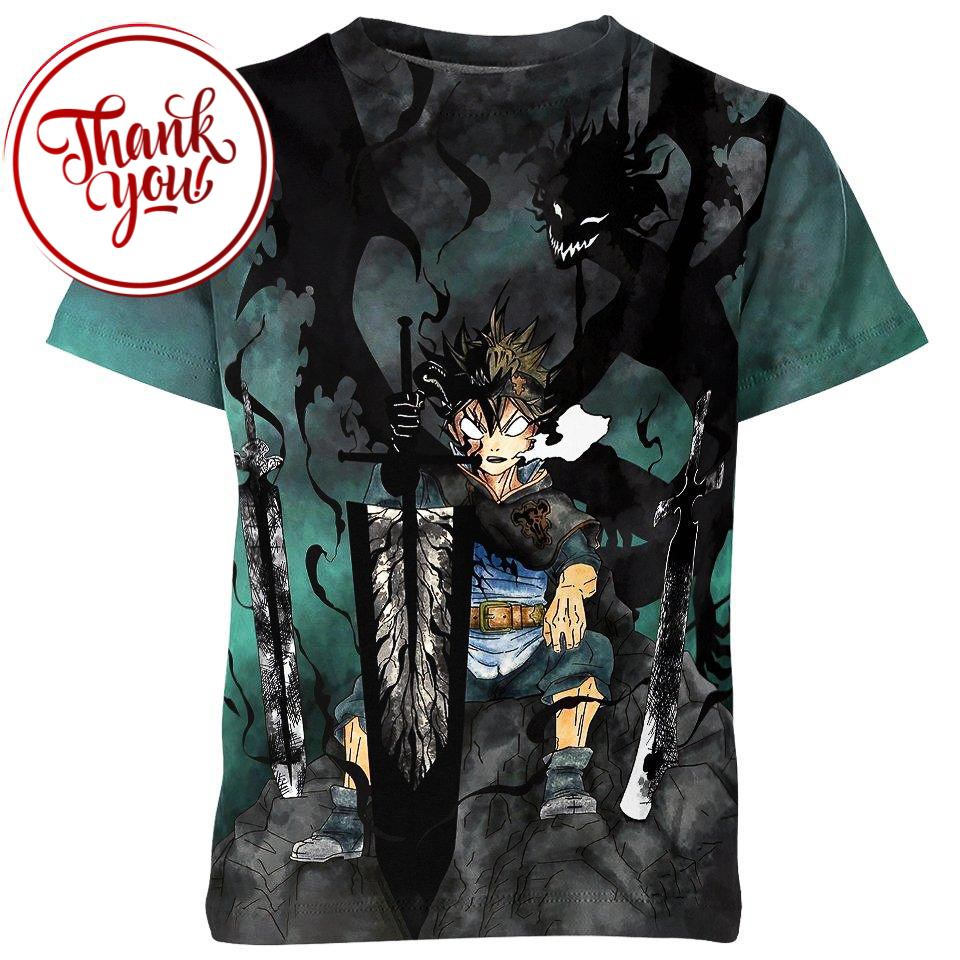Magic Emperor Black Clover 3D Print Unisex T-Shirt