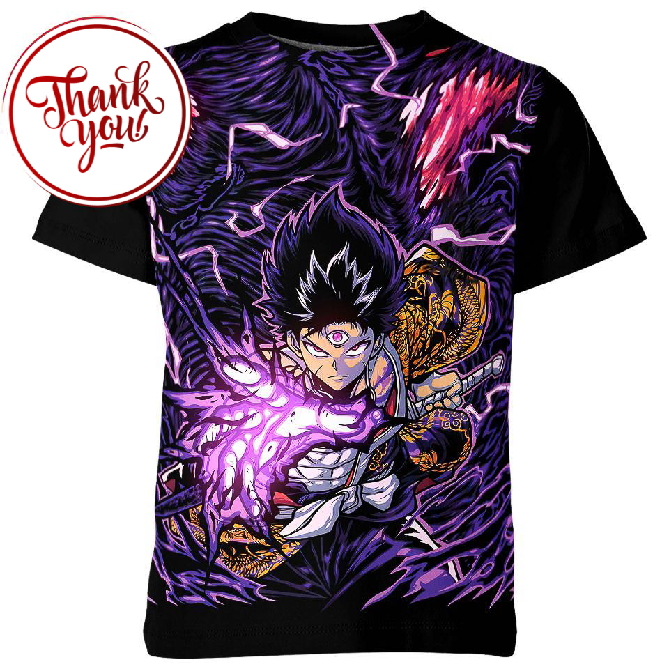 Master of the Evil Eye Yu Yu Hakusho 3D Print Unisex T-Shirt