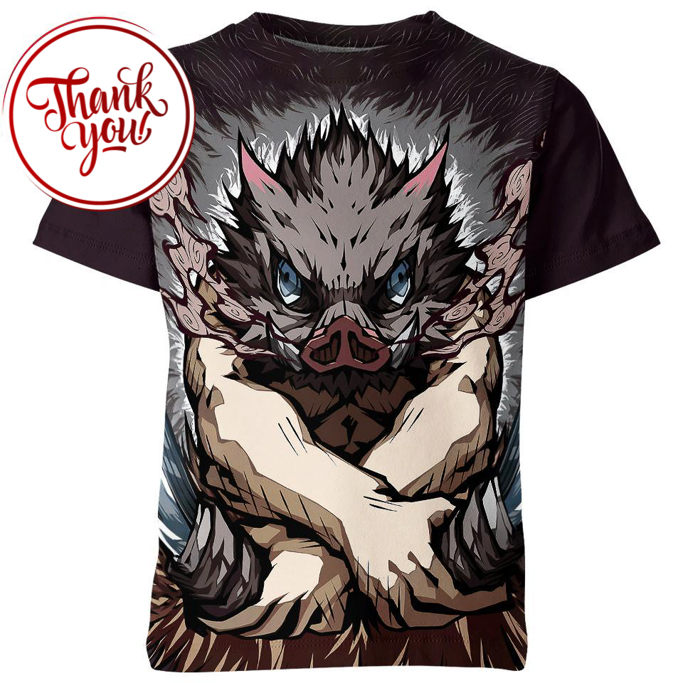 Beast Mode - Inosuke 3D Print Unisex T-Shirt