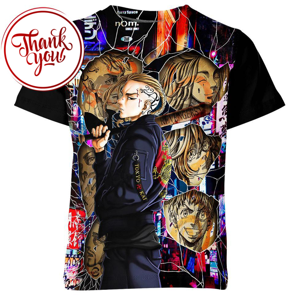 Special Piece of Tokyo Revergers 3D Print Unisex T-Shirt