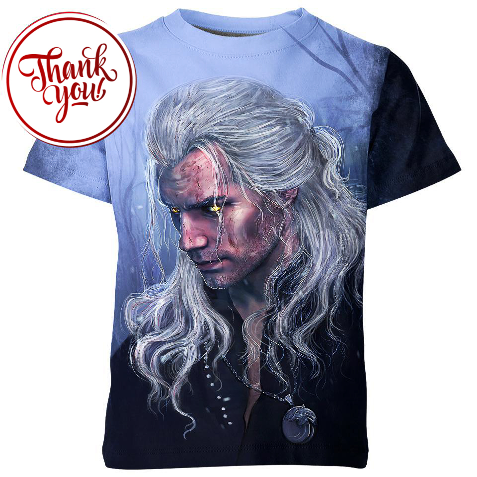 The Witcher Game 3D Print Unisex T-Shirt