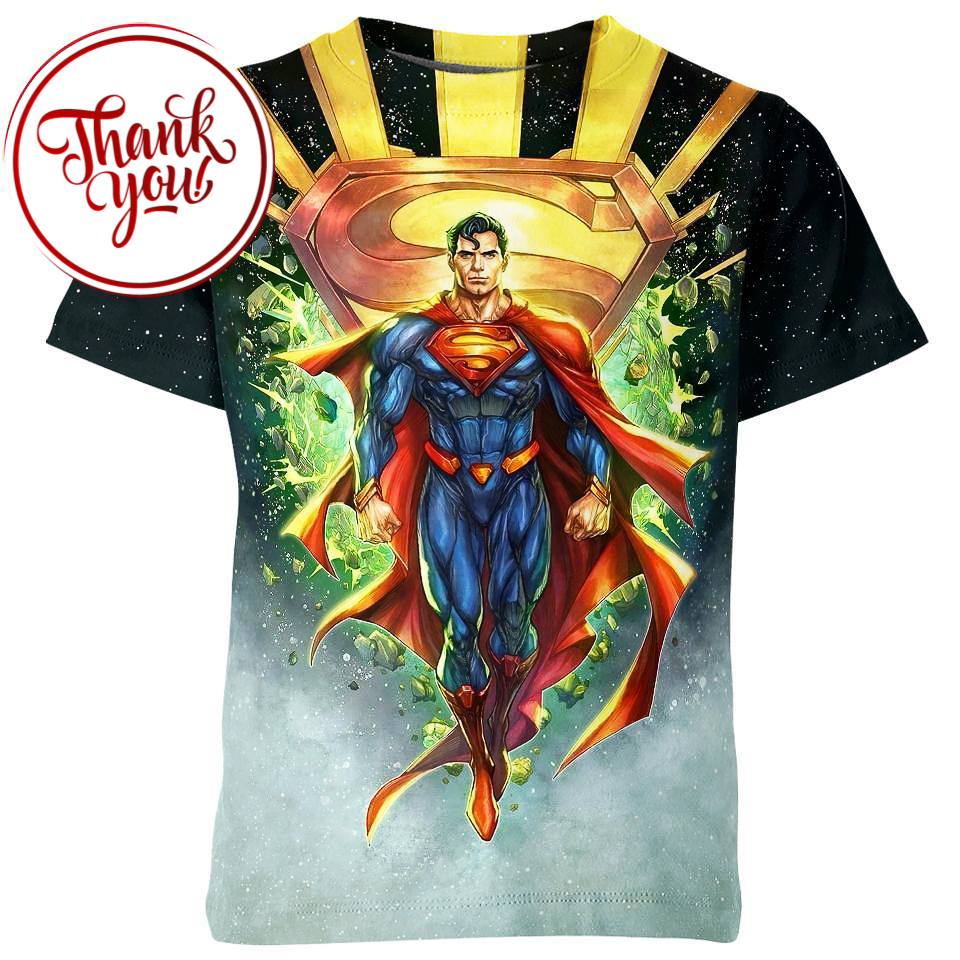 Man of Steel - Superman 3D Print Unisex T-Shirt