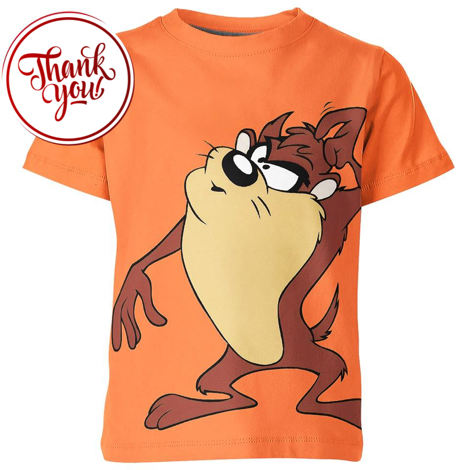 Taz Looney Tunes 3D Print Unisex T-Shirt