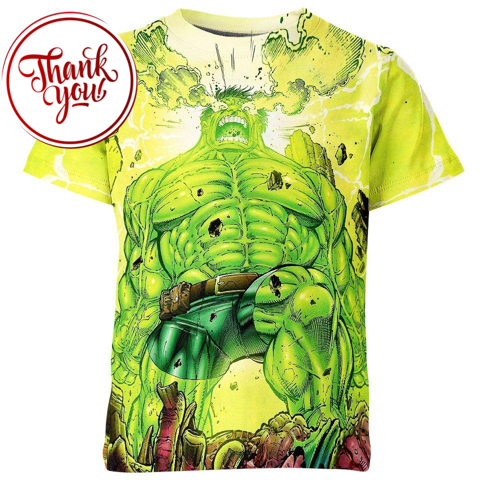 World Breaker Hulk 3D Print Unisex T-Shirt