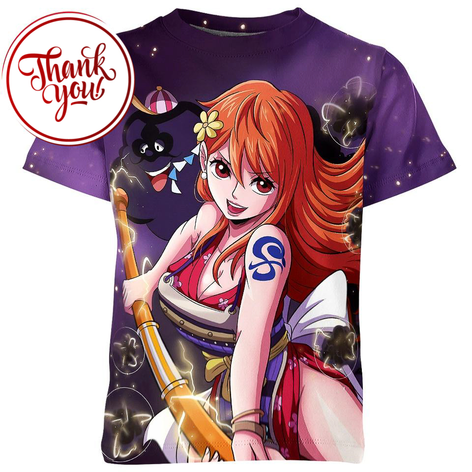 Nami and Sorcery Clima-Tact One Piece 3D Print Unisex T-Shirt