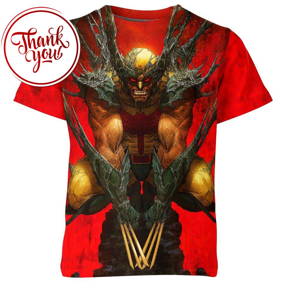 Exclusive Variation - Wolverine 3D Print Unisex T-Shirt