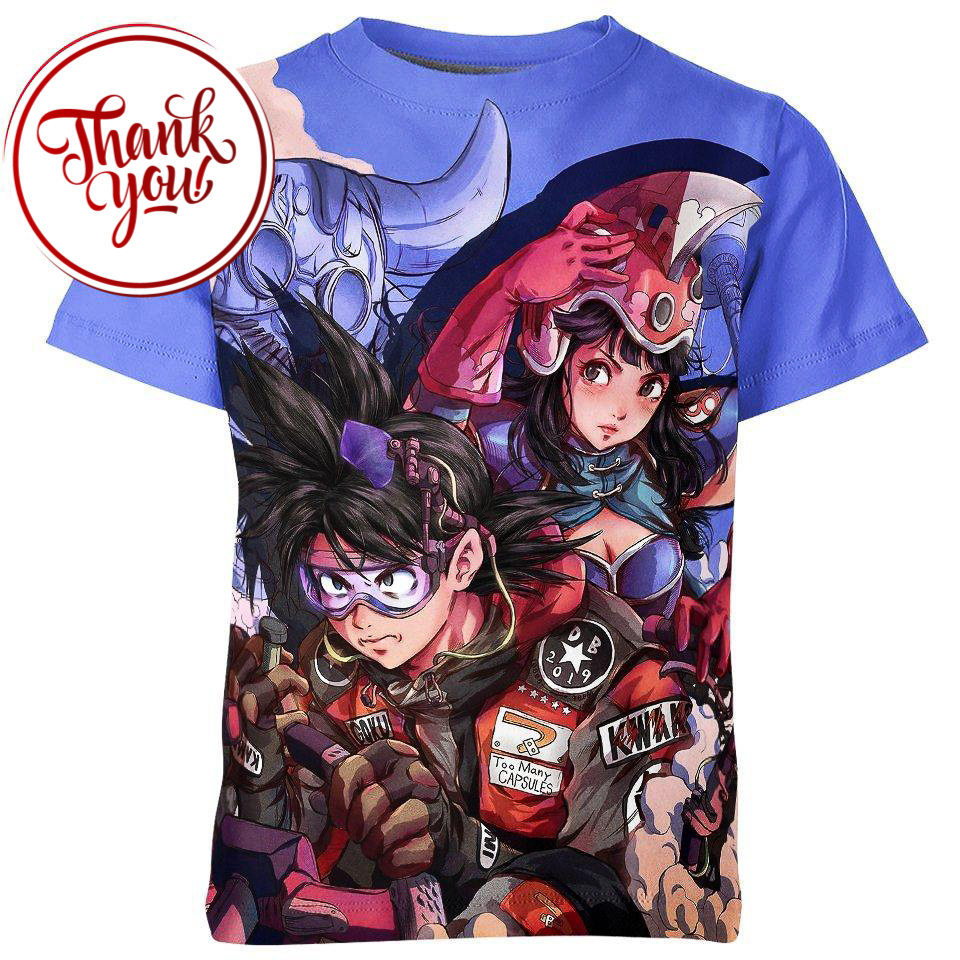 Chichi and Goku 3D Print Unisex T-Shirt
