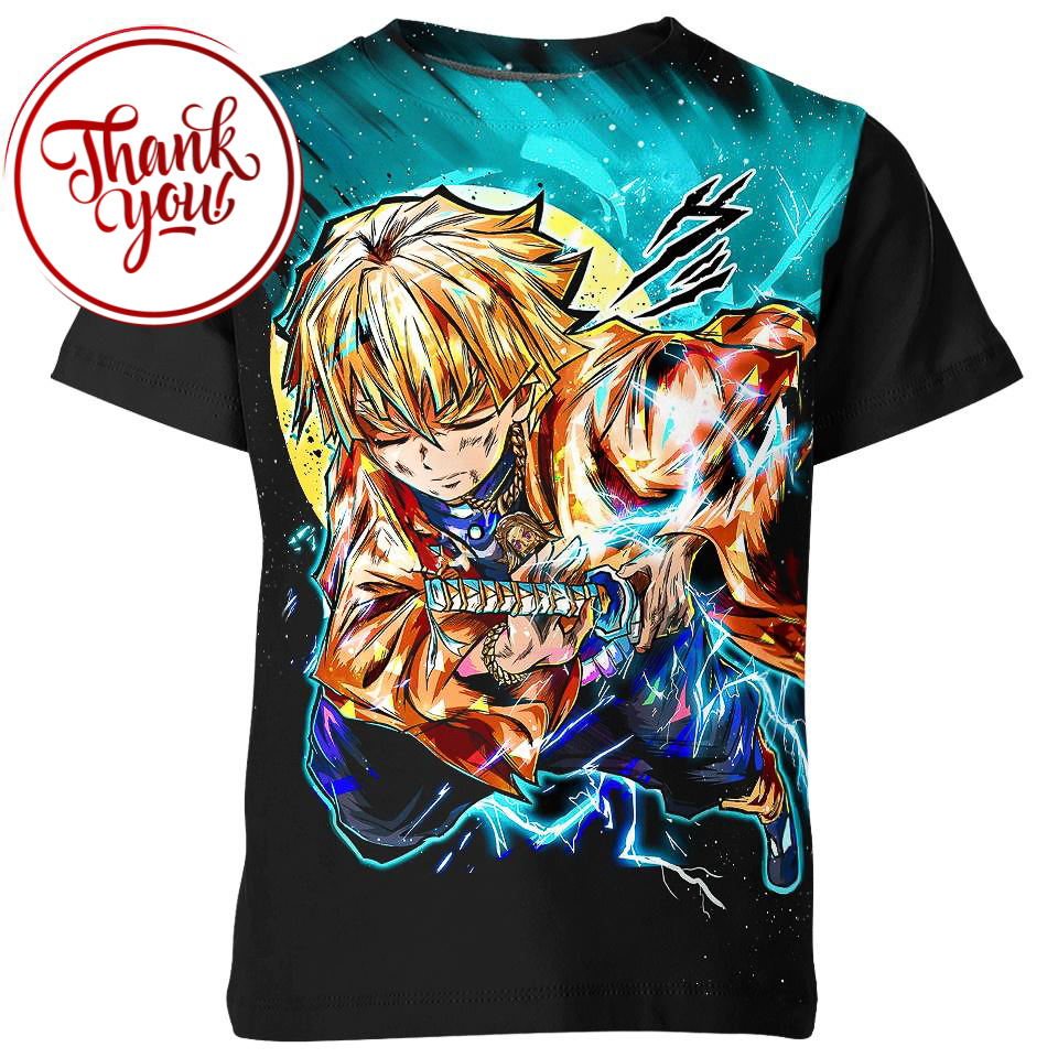 Son of Thunder God - Zenitsu 3D Print Unisex T-Shirt