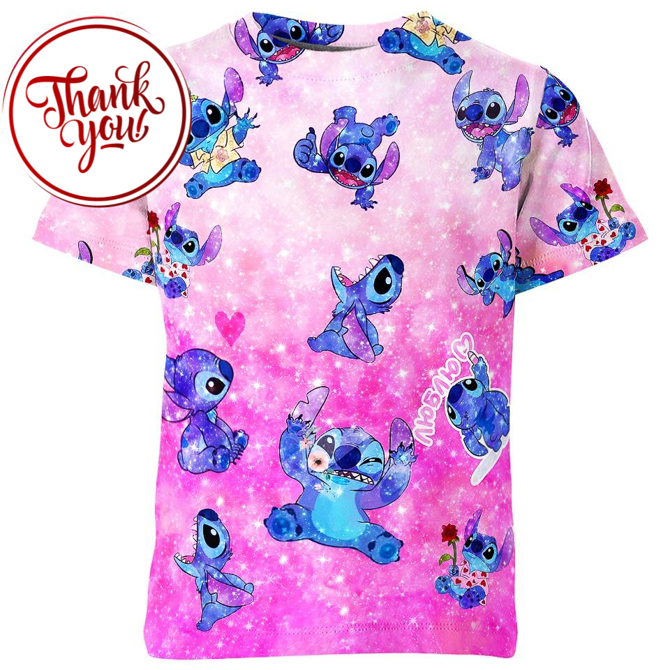Ohana Stitch 3D Print Unisex T-Shirt