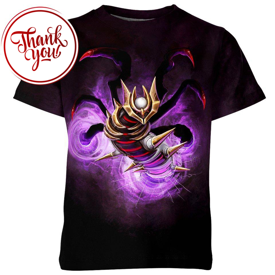 Giratina Shadow Force - Pokemon 3D Print Unisex T-Shirt
