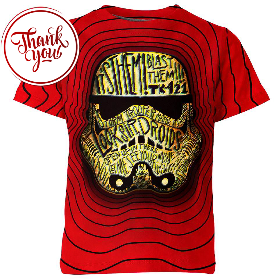 Stormtrooper Trippy Life Star Wars 3D Print Unisex T-Shirt