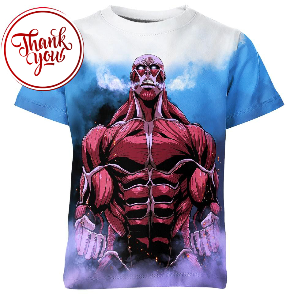 Attack On Titan 3D Print Unisex T-Shirt