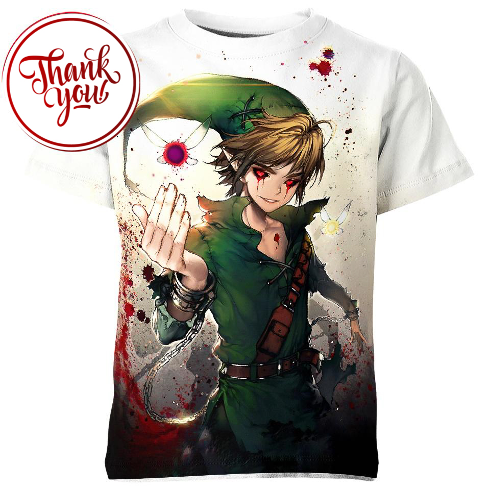 Link The Legend of Zelda 3D Print Unisex T-Shirt