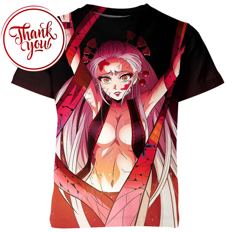 Daki Demon Slayer 3D Print Unisex T-Shirt