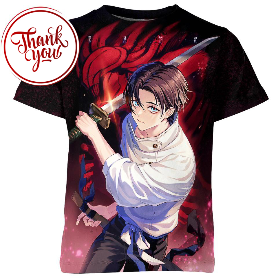 Okkotsu Yuta Jujutsu Kaisen 3D Print Unisex T-Shirt