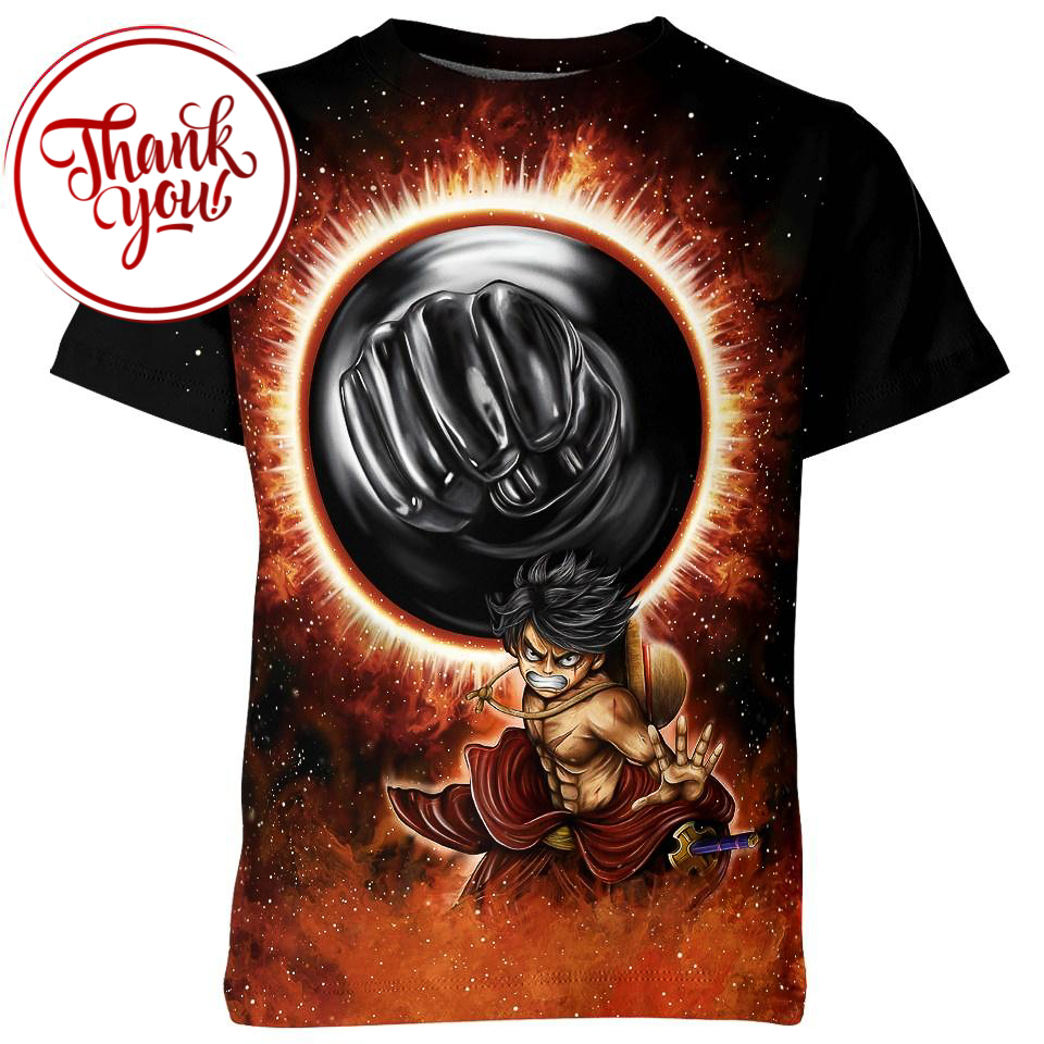 One Piece Monkey D Luffy 3D Print Unisex T-Shirt