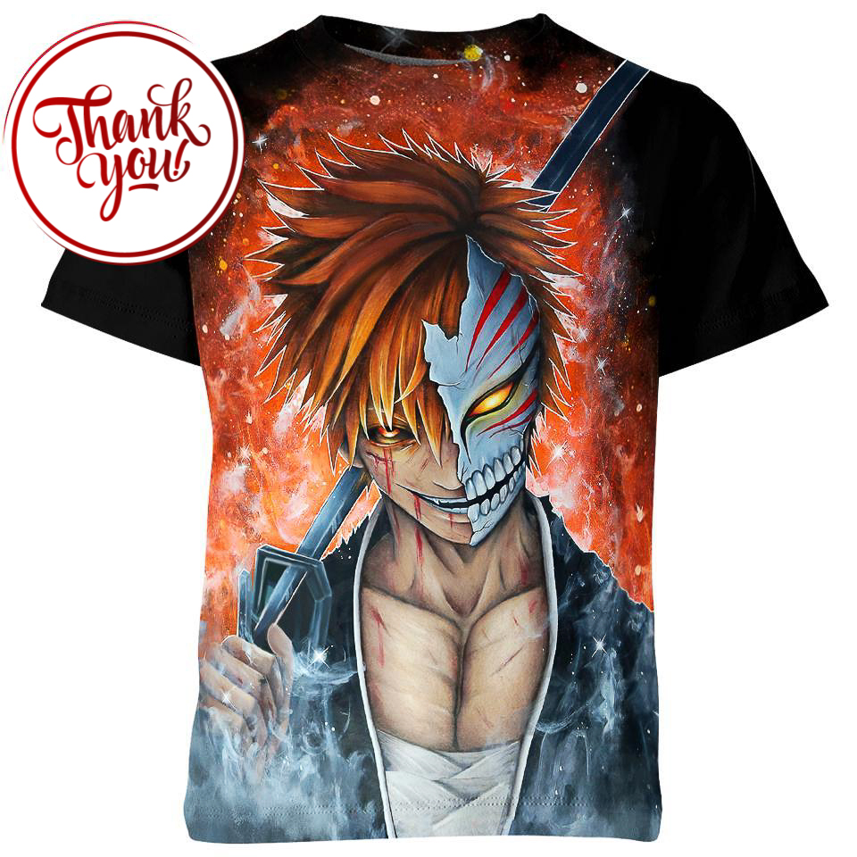 Galaxy Bleach Ichigo 3D Print Unisex T-Shirt