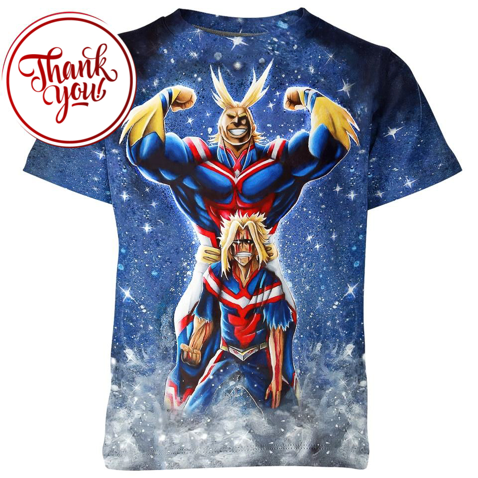 My Hero Academia All Might 3D Print Unisex T-Shirt
