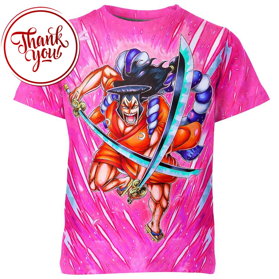 Kozuki Oden One Piece 3D Print Unisex T-Shirt