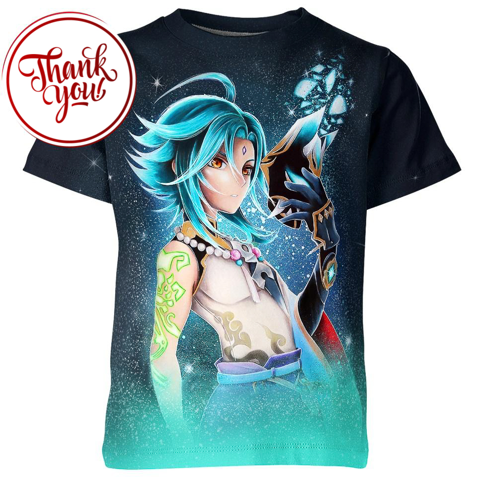 Xiao Genshin Impact 3D Print Unisex T-Shirt