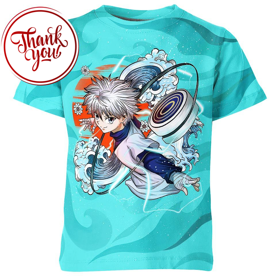 Hunter x Hunter Killua 3D Print Unisex T-Shirt