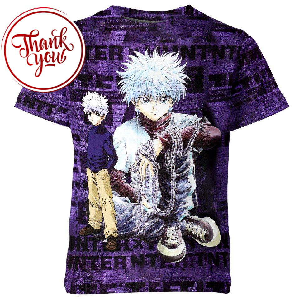 Street Style - Killua 3D Print Unisex T-Shirt
