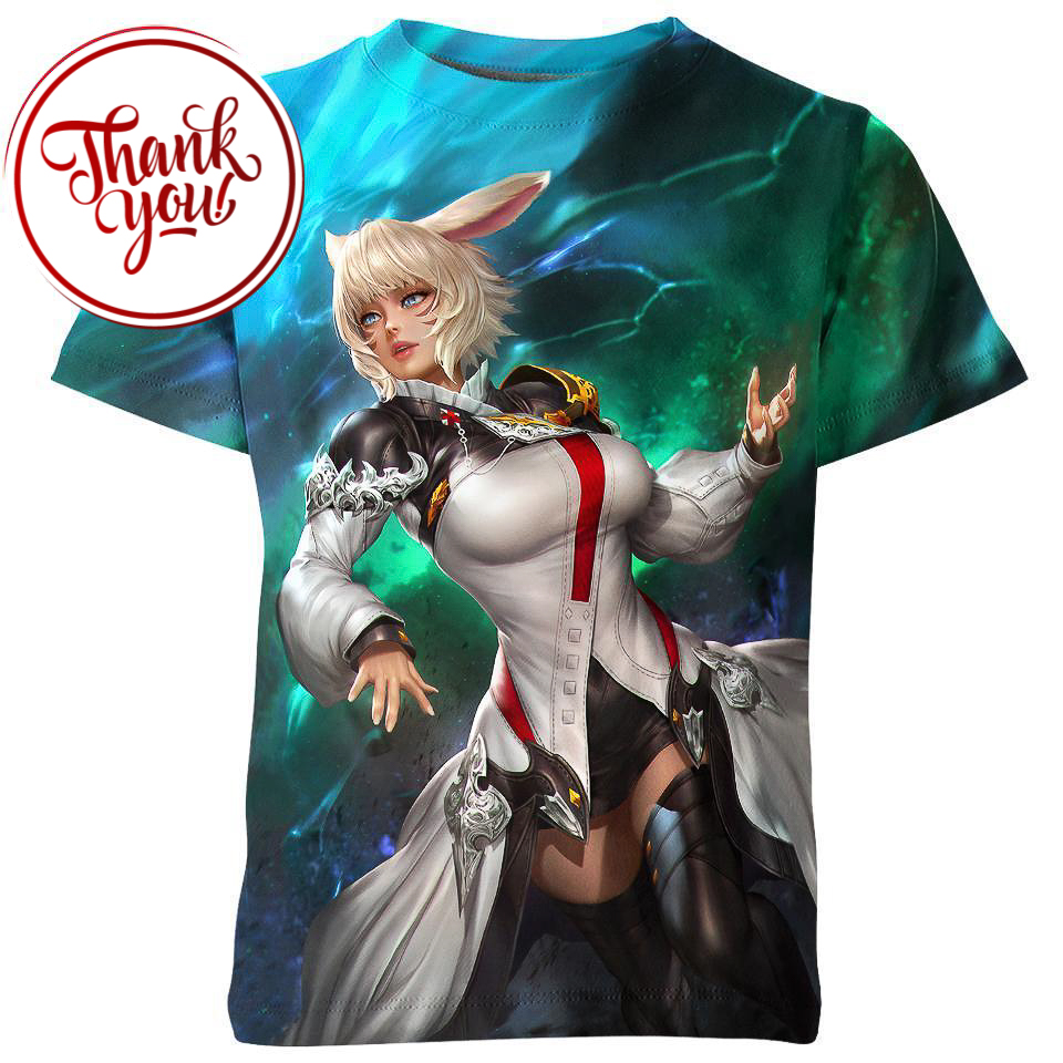 Y'shtola Final Fantasy 3D Print Unisex T-Shirt