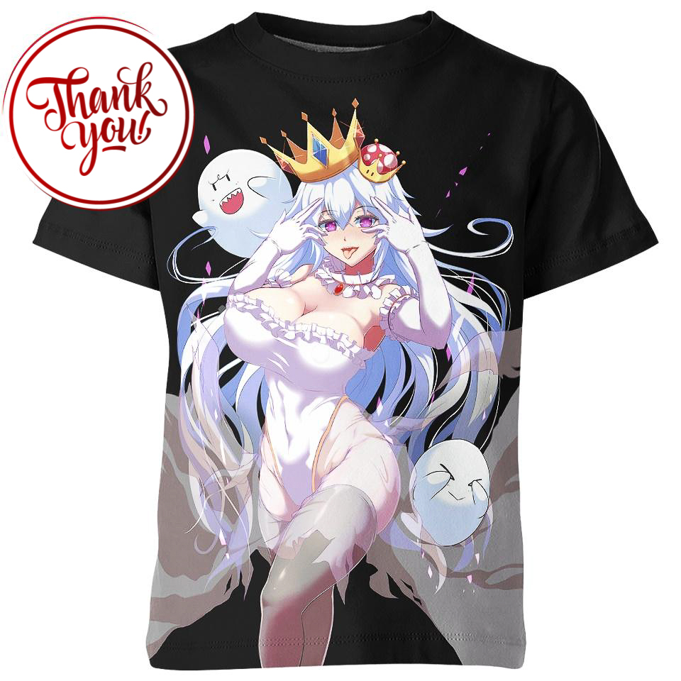 King Teresa Hime Mario Ahegao 3D Print Unisex T-Shirt