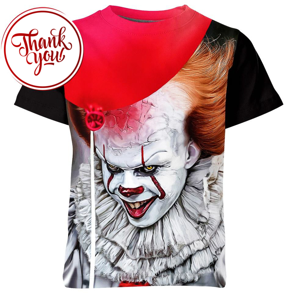 Balloon Pennywise 3D Print Unisex T-Shirt