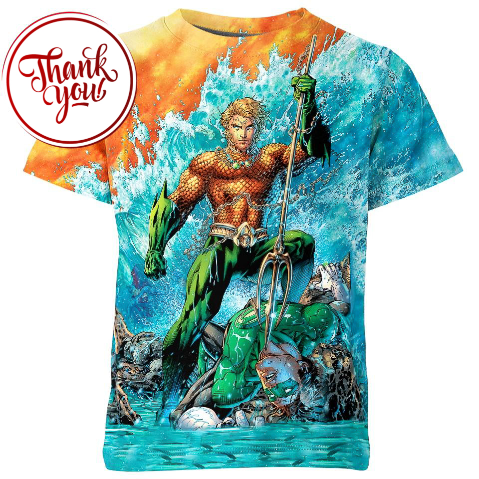 The Magic of the Sea Aquaman DC 3D Print Unisex T-Shirt